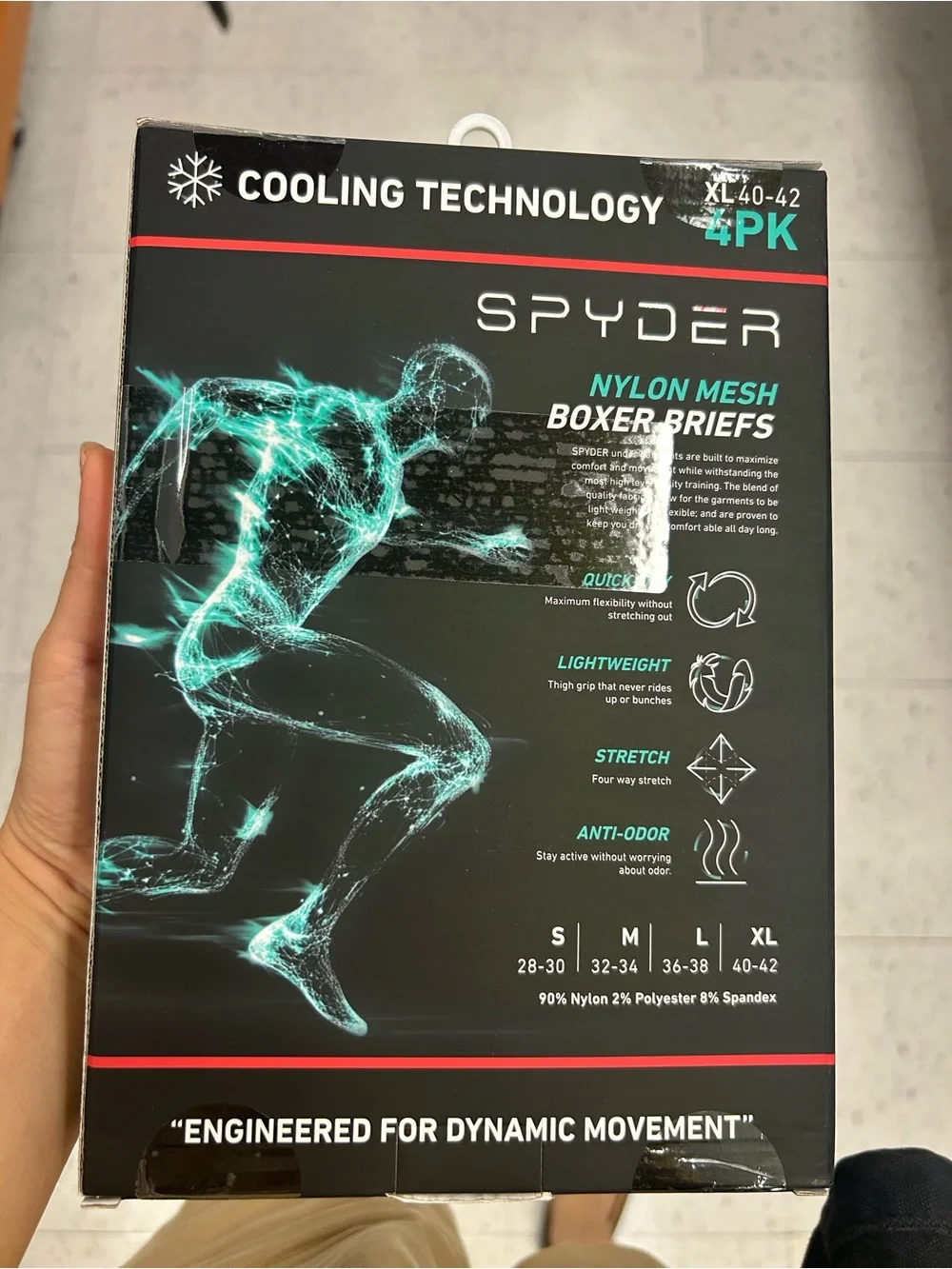 Spyder breathable nylon